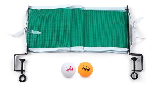 Juego De Tenis De Mesa Red Con 2 Pelotas De Ping Pong Y