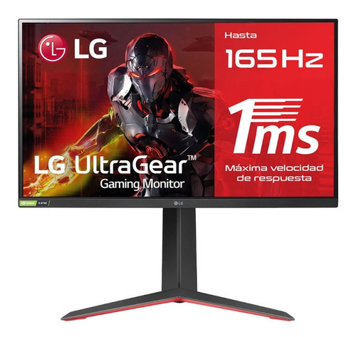 Imagen 1 de 5 de Monitor LG 27gp850-b Ultragear 165hz, 1ms, 2560x1440px