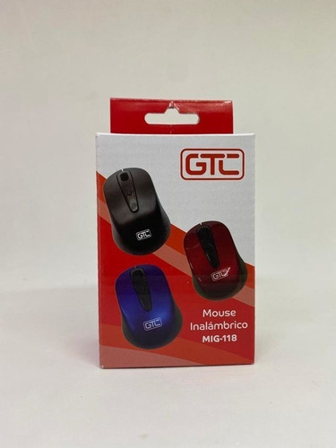 Imagen 2 de 2 de Mouse Inalambrico Usb Gtc Mig-118 Optico 2.4 Ghz