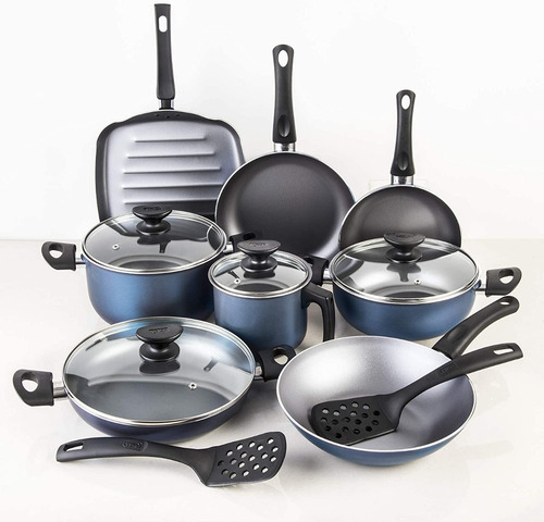 Imagen 2 de 8 de Batería De Cocina Cinsa Balance 14 Piezas Antiadherente