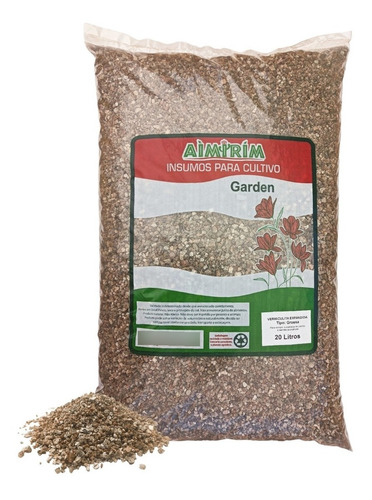 Vermiculita Expandida Grossa Cultivo Cactos Cogumelo - 20 L