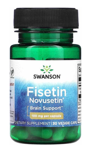 Swanson Fisetina Novusetina 100 Mg | 30 Cápsulas