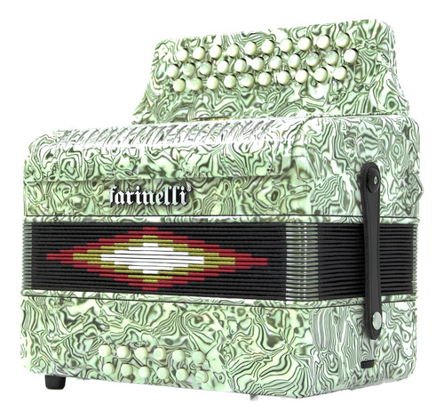 Farinelli 3012z Acordeón Farinelli 31 Botones Zebra Sol