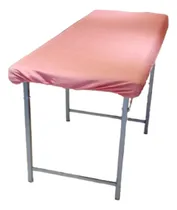 Comprar Cubre Camilla Ajustable Elásticos Tela Reutilizable 2x80