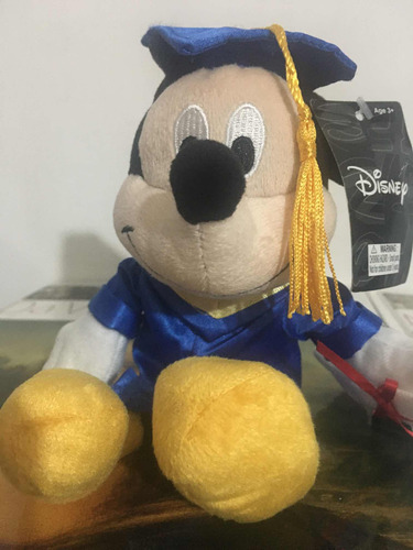 Peluche Mickey Graduando Original De 21 Cm Disney