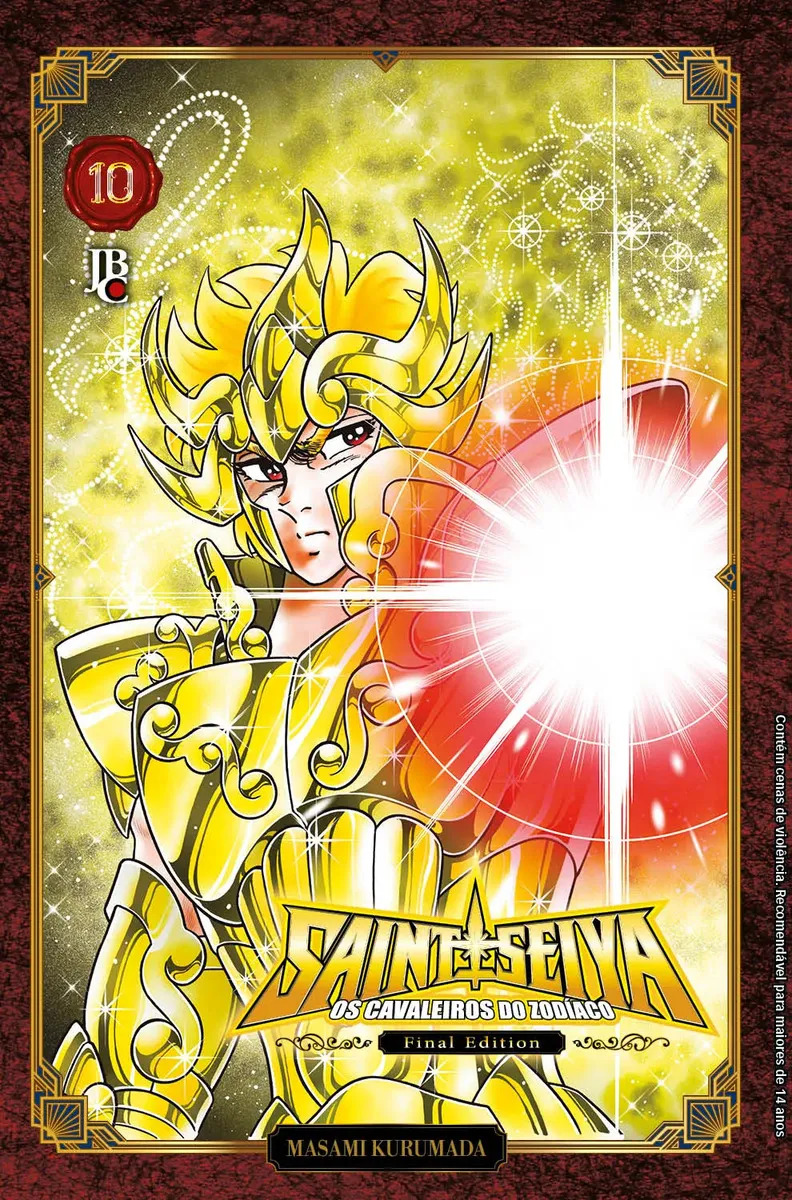 Capa de Os Cavaleiros do Zodíaco Volume 10