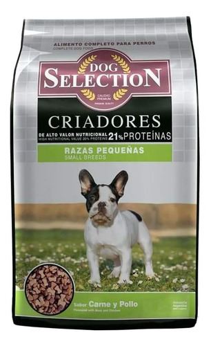 Alimento Dog Selection Criadores para perro adulto de raza pequeña sabor carne y pollo en bolsa de 1.5 kg
