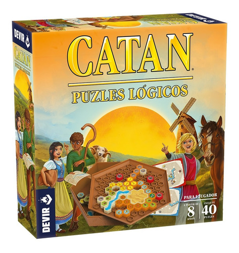 Juego Rompecabezas Colonos De Catan Puzzles Logicos Devir