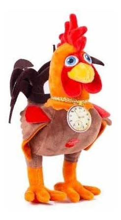 Imagen 3 de 10 de Granja De Zenón Peluche Musical Gallito Pinto 20 Cm La Plata