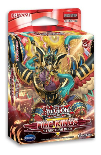 Estructura Yu-gi-oh Fire Kings Deck De Cartas