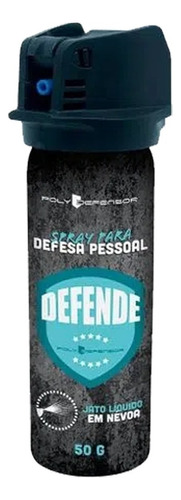 Spray Defesa Pessoal Poly Defensor 50g Em Névoa Defende