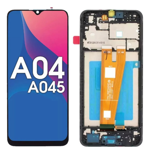 Modulo Pantalla Para Samsung A04 A045 Lcd Original Con Marco