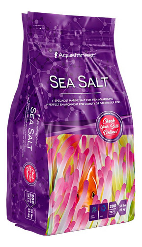 Aquaforest Sea Salt - Sal Marinho P/ Aquários - 25kg Saco