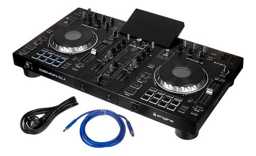 Kit Dj Denon Prime 2 Double Deck Usb Sd Controlador W 7 Touc