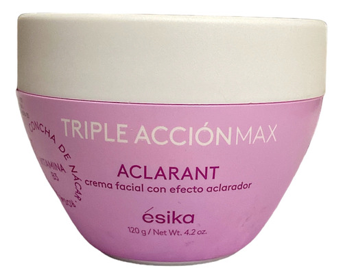 Crema Facial Con Efecto Aclarador Esika