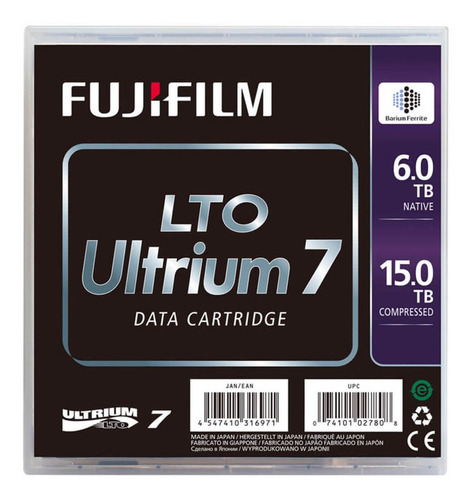 Cinta magnética Fujifilm Lto Ultrium 7 de 6 TB