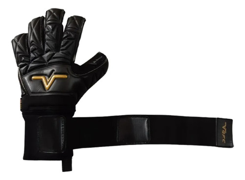 Guantes De Arquero Zulu Iv C/varillas Adulto - Vgfc Volk Negro 9