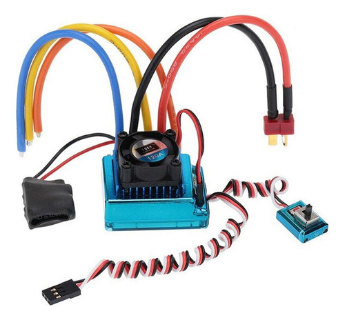 . Rc Car 120a Brushless Esc Controlador De Velocidad
