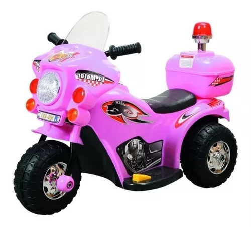 Mini Moto Elétrica Infantil Kawasaki Ninja Rosa