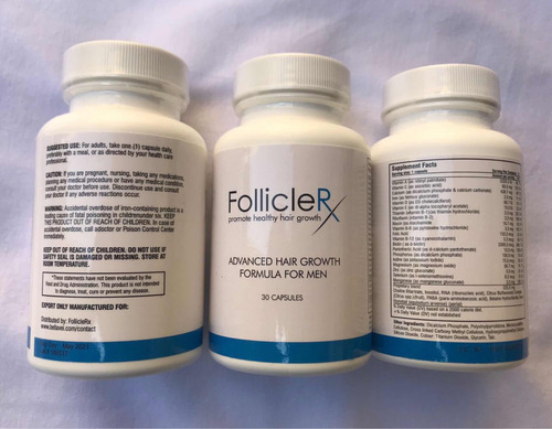 Follicle Rx 30regenera Crece Repara El Cabello Pelo Alopecia