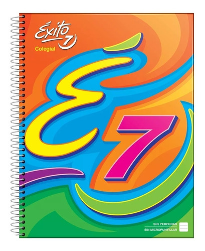 Imagen 1 de 3 de Cuaderno Exito E7 (abc) Rayado X 60 Hojas Espiral