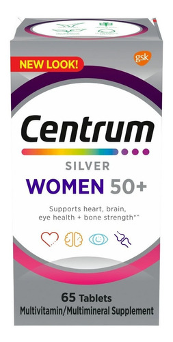 Centrum Silver Women 50+ Multivitamínico 65 Caps