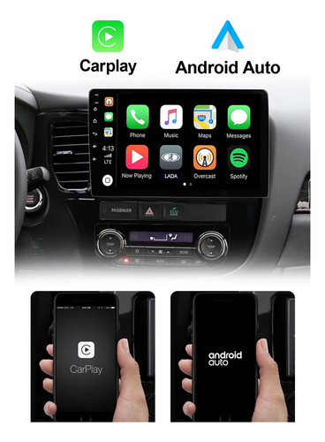 Multimídia Android Mitsubishi Outlander 2016-21 4/64gb 9p