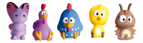 Dedoches Galinha Pintadinha Com 5 Bonecos Vinil Educativo
