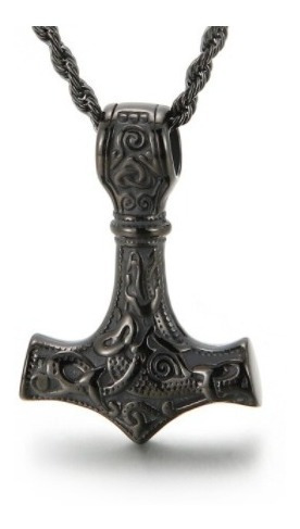 Collar Vikingo Martillo De Thor Mjolnir Nórdico Fuerza Celta