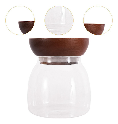 Tarro De Vidrio Para Almacenar Café, 900 Ml 16,2 Cm X 11 Cm