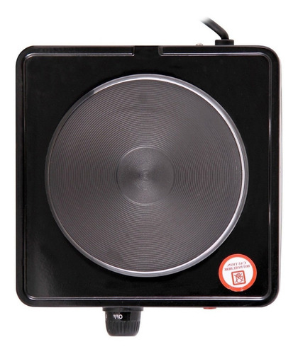 Anafe eléctrico Winco W40 negro 220V