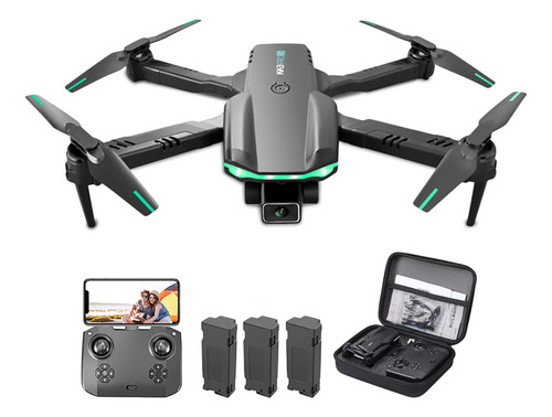 Drone Quadcopter Kk3 Pro 4k Rc Con Cámara Dual Y 3 Baterías