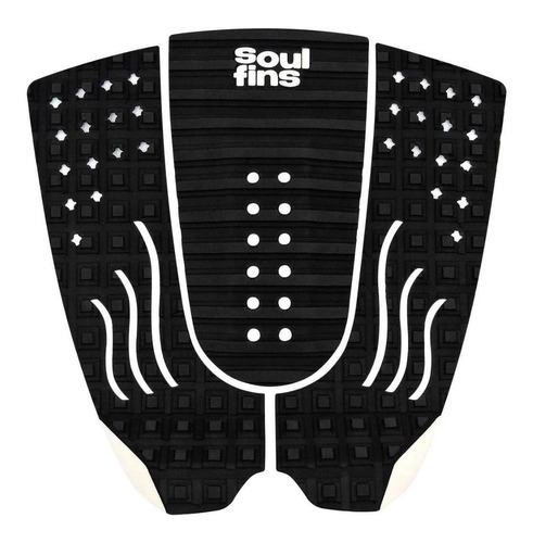 Deck Surf Antiderrapante - Soul Fins Colors Preto 62