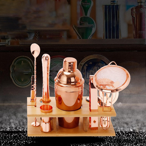 Juego De Coctelera De Bar De, 11 Piezas De Accesorios Para