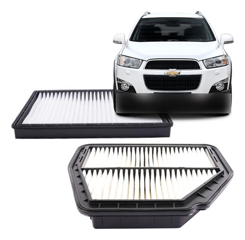 Kit Filtros Aire + Polen Chevrolet Captiva 2.4 2011-2018