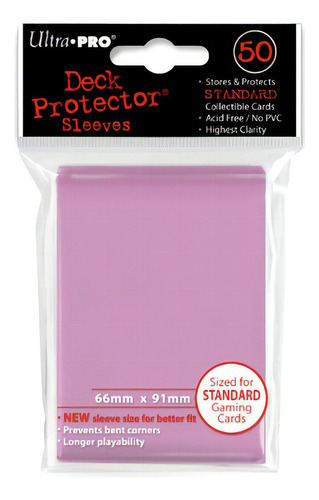 Protectores Standar Sunset Pink X 50 - Ultra Pro