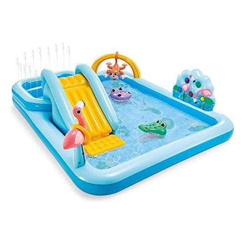 Piscina Parque Diversion Intex 244cmx198cmx71cm De Calidad