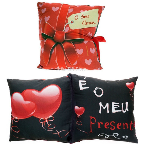 Almofada Carta De Amor Presente Namorada Natal Criativo | MercadoLivre