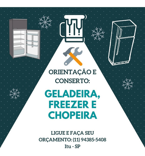 Imagem 1 de 1 de Orientacao Manutencao E Concerto De Geladeiras E Freezer
