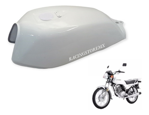 Tanque De Gasolina Combustible Honda Cgl 125 Tool 125 Blanco