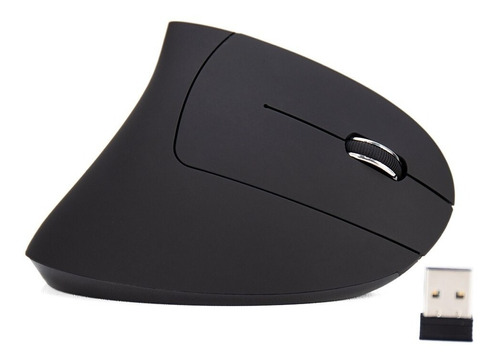 Mouse Vertical Ergonómico 2.4g Inalámbrico 6 Botones Luz Led