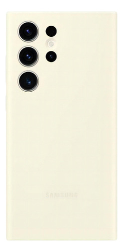 Galaxy S23 Ultra Silicone Case Color Cream