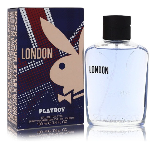 Edt 3.4 Onzas London Por Playboy Para Hombre En Spray