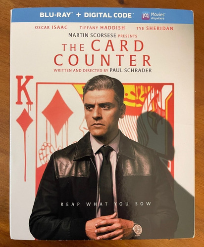 Bluray O Contador De Cartas - Schrader - Scorsese - Lacrado