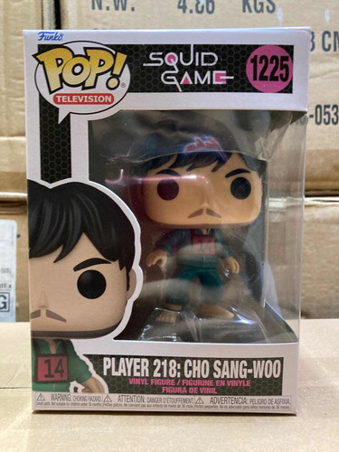 Player 218 Cho Sang-woo 1225 Squid Game Funko Pop Netflix
