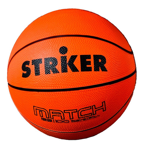 Pelota De Básquet N°3 Caucho Match Striker Basket Textura