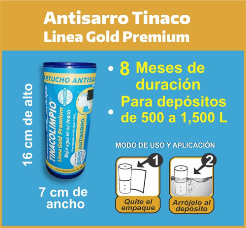 Tinacolimpio Antisarro Premium Tinaco 1500 L Dir Fabricante