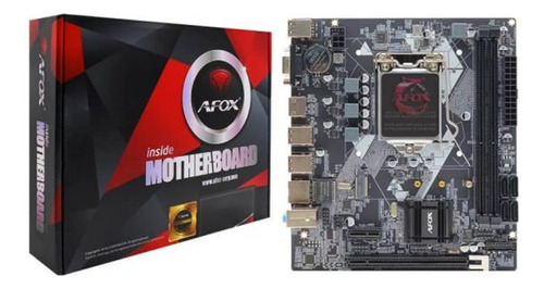 Placa Mãe Afox Ig41-ma7 Ddr3 Intel Lga775 Cor Preto