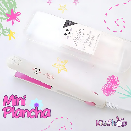 Plancha Mini Cabello Portatil 