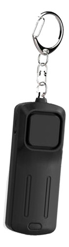 Llavero Con Alarma Personal, 130 Db, Recargable, Con Negro